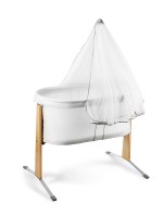 Little Pea BabyBjorn Cradle White_canopy